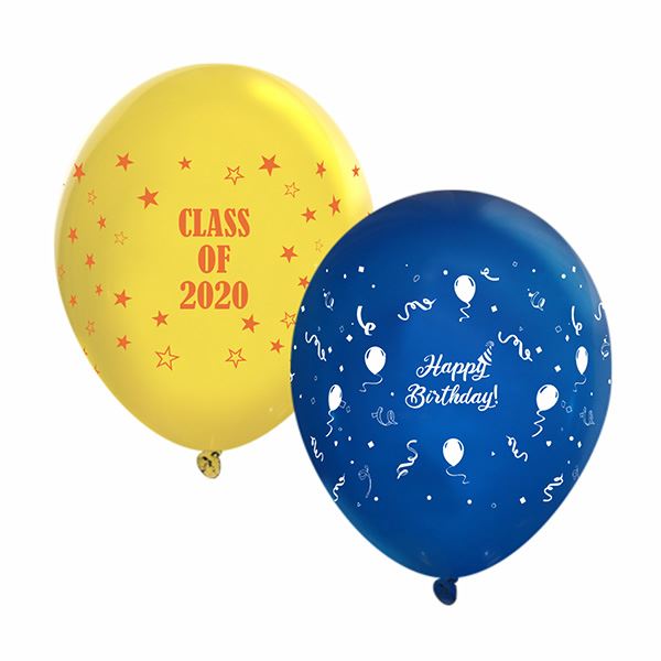 11WRP-CRY 11" Crystal Wrap Latex Balloons with custom imprint